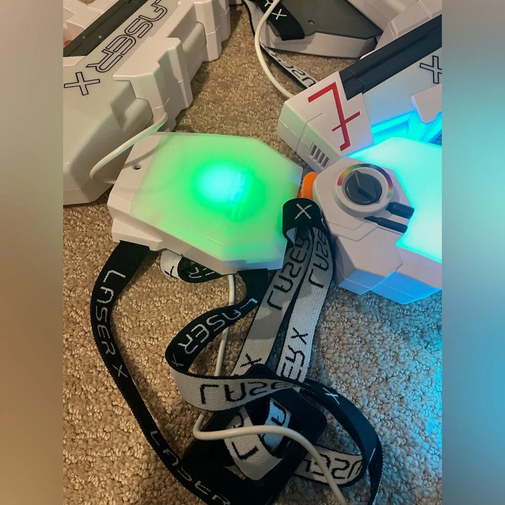 Laser X White and Gray Laser Tag Set